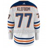 Dresovi Edmonton Oilers OSCAR KLEFBOM 77 Adidas Bijela Authentic - Muške